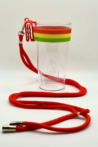 „Alaaf Limburg“ (Design 2) Clip A Cup mit luxuriösem Schlüsselband