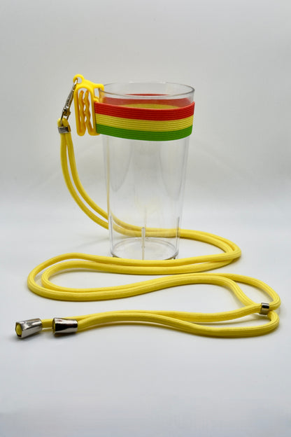 „Alaaf Limburg“ (Design 2) Clip A Cup mit luxuriösem Schlüsselband
