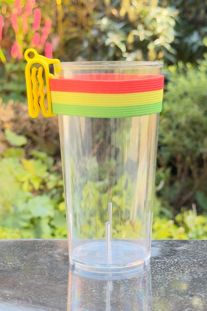 „Alaaf Limburg“ (Design 2) Clip A Cup mit luxuriösem Schlüsselband