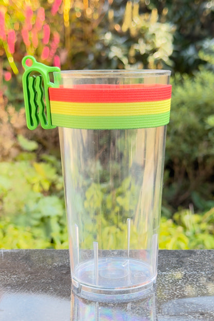 „Alaaf Limburg“ (Design 2) Clip A Cup mit luxuriösem Schlüsselband