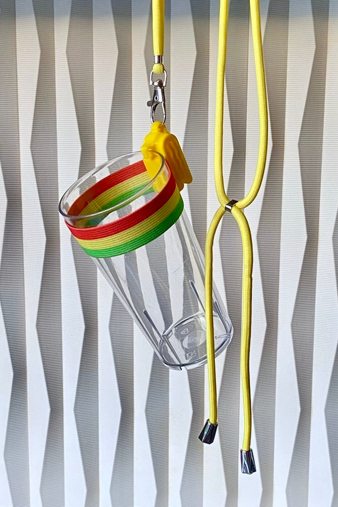 „Alaaf Limburg“ (Design 2) Clip A Cup mit luxuriösem Schlüsselband