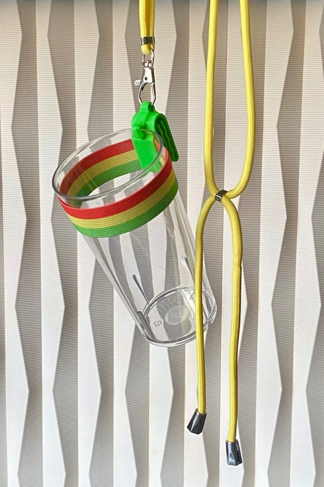 „Alaaf Limburg“ (Design 2) Clip A Cup mit luxuriösem Schlüsselband