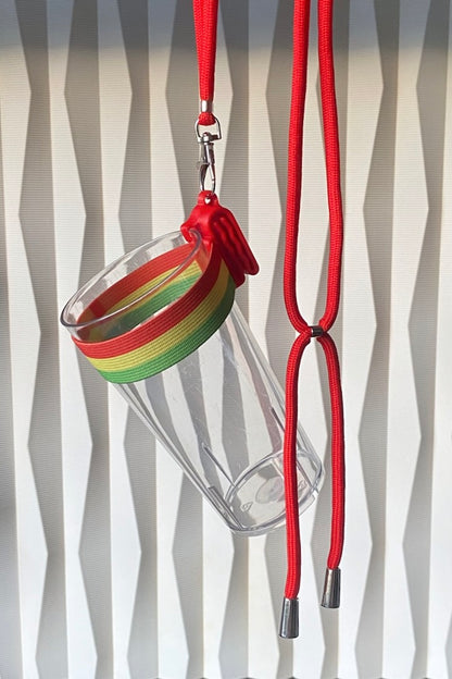 „Alaaf Limburg“ (Design 2) Clip A Cup mit luxuriösem Schlüsselband